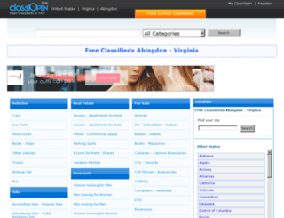 abingdon.classiopen.com screenshot