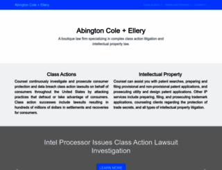 abingtonlaw.com screenshot