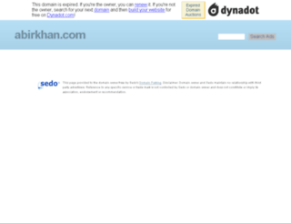 abirkhan.com screenshot