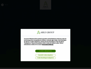 able-group.de screenshot