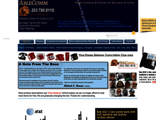 ablecomm.com screenshot