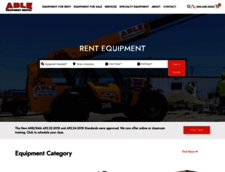 ableequipment.com screenshot
