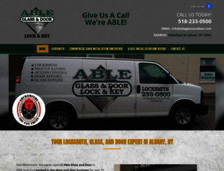 ableglassanddoor.com screenshot