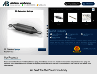 ablesprings.co.in screenshot