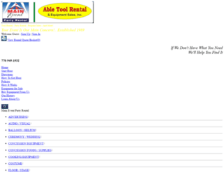 abletoolrental.com screenshot