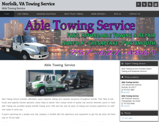 abletowing-repair.com screenshot