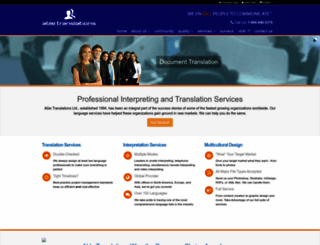 abletranslations.com screenshot
