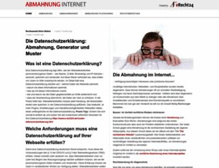 abmahnung-internet.de screenshot