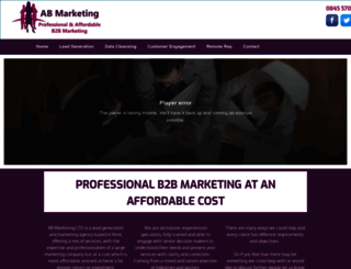 abmarketingservices.co.uk screenshot