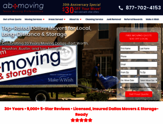 abmoving.com screenshot