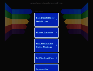 abnehmen-bauchmuskeln.de screenshot
