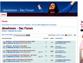 abnehmen-das-forum.de screenshot