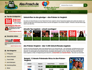 abo-frosch.de screenshot