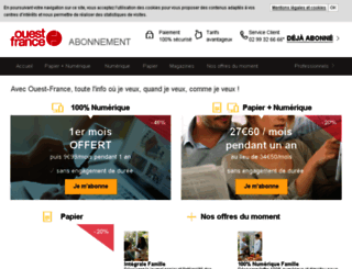 abo.ouest-france.fr screenshot
