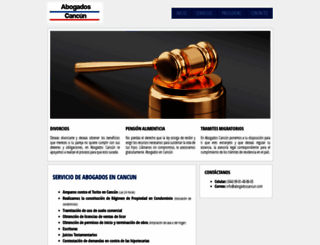 abogadoscancun.com screenshot