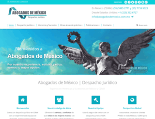 abogadosdemexico.com.mx screenshot