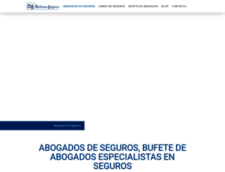 abogadosdeseguros.com.mx screenshot