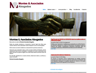 abogadosmontes.com screenshot