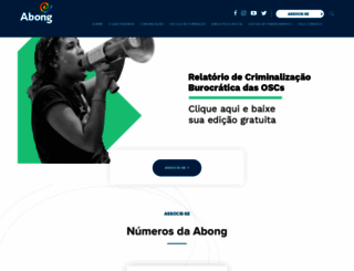abong.org.br screenshot