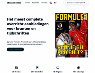 abonnement.nl screenshot
