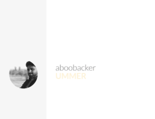aboobacker.com screenshot
