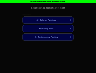 aboriginalartonline.com screenshot