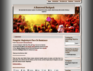 aborrowedbackpack.wordpress.com screenshot