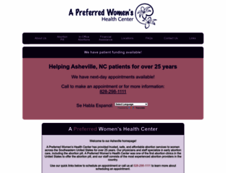abortionclinicservicesashevillenc.com screenshot