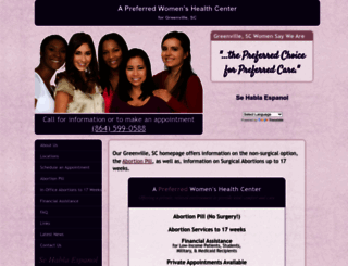 abortionclinicservicesgreenvillesc.com screenshot