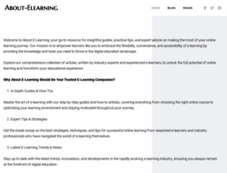 about-elearning.com screenshot