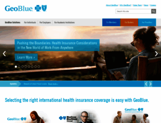 about.geo-blue.com screenshot