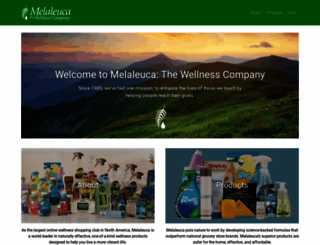 about.melaleuca.com screenshot