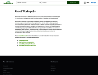about.workopolis.com screenshot