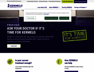 aboutcarcinoid.com screenshot