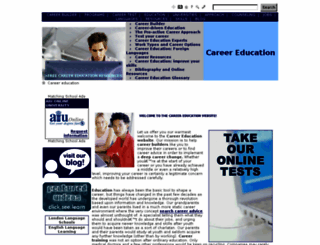aboutcareereducation.com screenshot