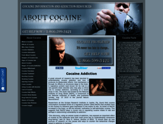 aboutcocaine.com screenshot