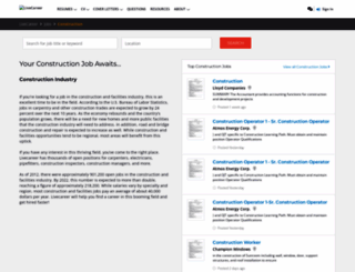 aboutconstructionjobs.com screenshot