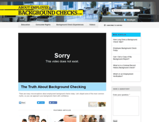 aboutemployeebackgroundchecks.com screenshot