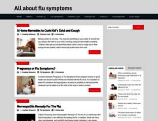 aboutflusymptoms.com screenshot