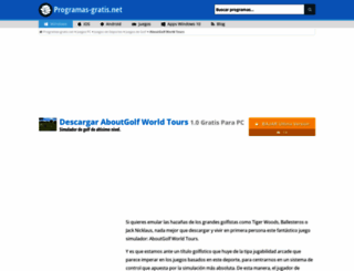aboutgolf-world-tours.programas-gratis.net screenshot