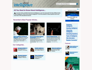 aboutintelligence.co.uk screenshot