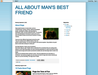 aboutmansbestfriend.blogspot.com screenshot