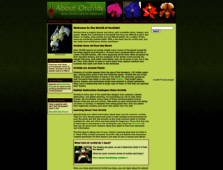 aboutorchids.com screenshot