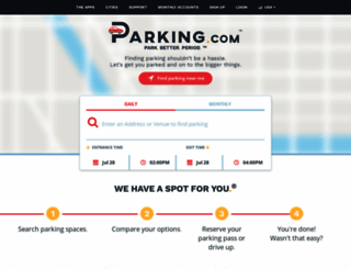 aboutparking.com screenshot