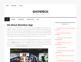 aboutshowbox.com screenshot