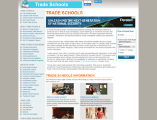 abouttradeschools.com screenshot