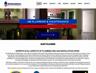 abplumbingmaintenance.co.uk screenshot
