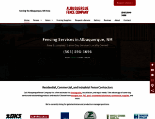 abqfence.com screenshot