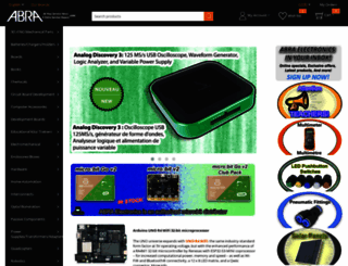 abra-electronics.com screenshot