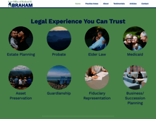 abrahambauer.com screenshot